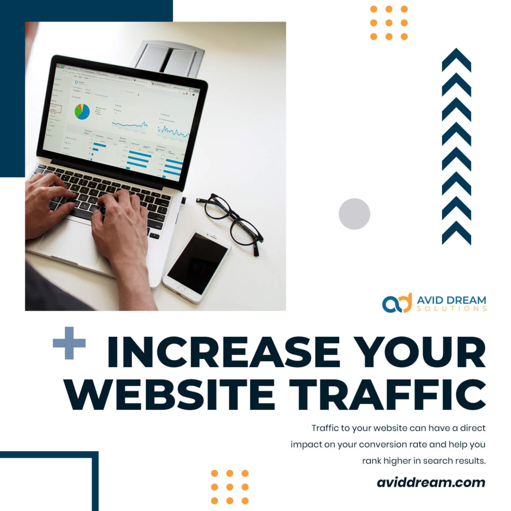 8 Increase your website traffic 1 - Avid Dream Solutions - How to Grow your Business online?